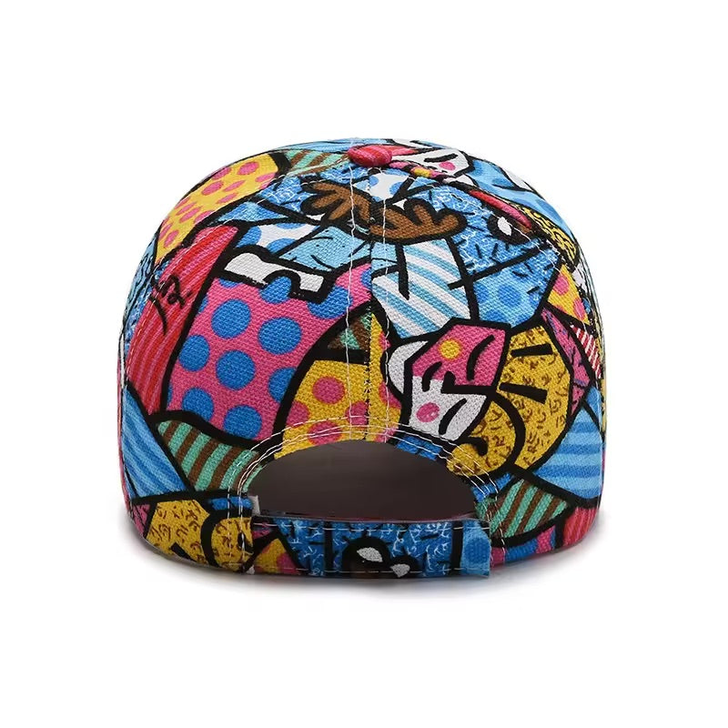 Graffiti Canvas Cap